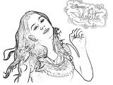 Coloriage De Violetta En Ligne Coloriage Violetta Les Beaux Dessins De Autres   Imprimer Et