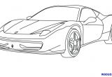 Coloriage De Voiture De Ferrari Coloriage De Ferrari En Ligne Dessin Voiture Ferrari En