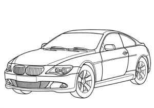 Coloriage De Voiture De Rallye Subaru Dessin Voiture Facile Bmw