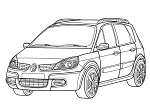 Coloriage De Voiture Gratuit A Imprimer Coloriage De Voiture De Rallye Subaru