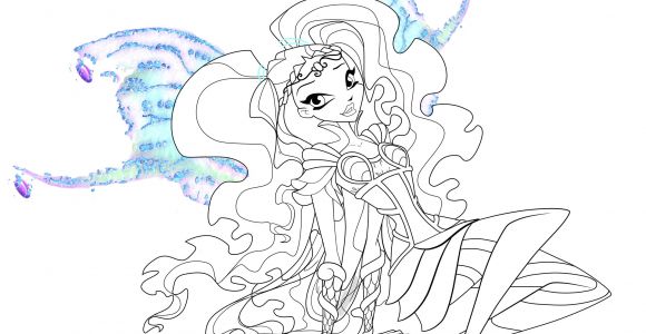 Coloriage De Winx Layla Winx Club Aisha Layla