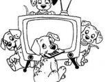 Coloriage Des 101 Dalmatiens Les 7 Meilleures Images De Masque