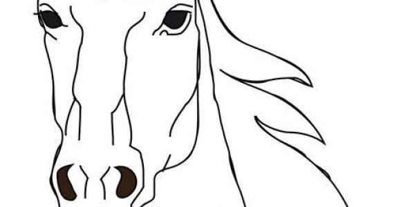 Coloriage Des Chevaux A Imprimer Dessin De Tªte De Cheval   Colorier Image 1113 En 2019