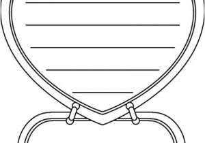 Coloriage Des formes Carte En forme De Coeur Pour Message Ecole Pinterest