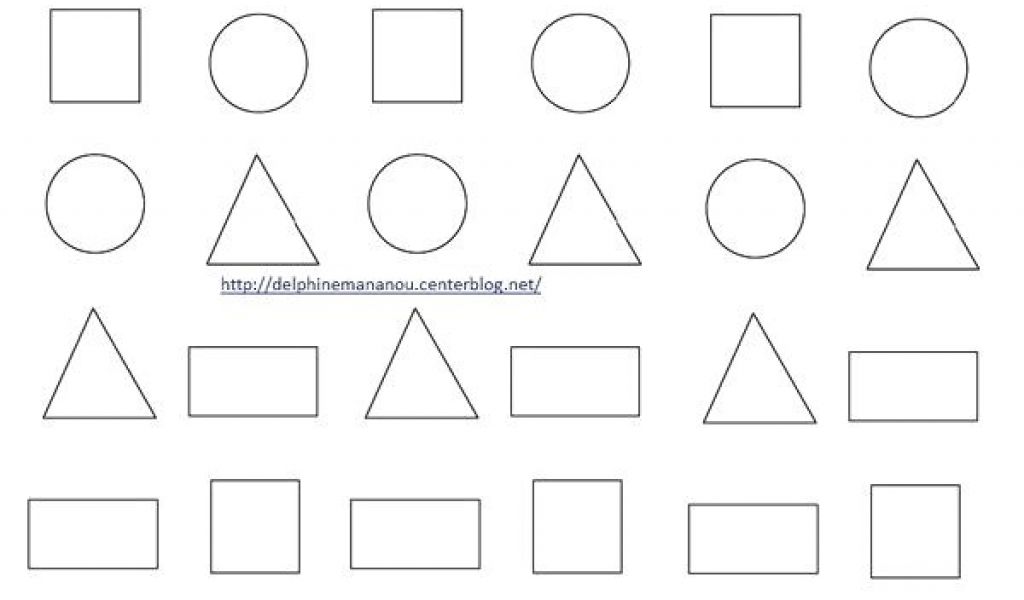Coloriage Des formes Geometriques Colorier formes Geometriques ...