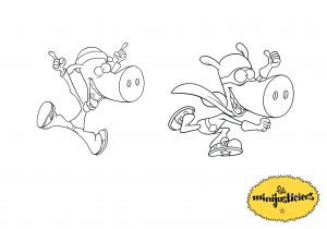 Coloriage Des Minijusticier Les Minijusticiers Coloriage   Imprimer Ouftivi