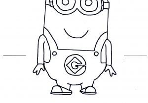 Coloriage Des Minions à Imprimer Unique Dessin   Colorier Des Minions – Mademoiselleosaki