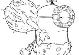 Coloriage Des Minions En Ligne Coloriage Minion Prehistorique 2 Dessin