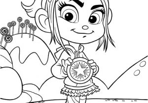 Coloriage Des Mondes De Ralph Coloriage Vanellope Dérobe La Médaille