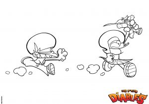 Coloriage Des Petit Diables A Imprimer Coloriage Diable Coloriage Carnaval Masque De Fe Dessin Colorier