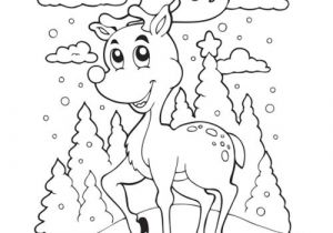 Coloriage Des Rennes Du Pere Noel Le Renne Du Père Noël En Coloriage à Imprimer Magicmaman