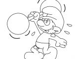 Coloriage Des Schtroumpfs A Imprimer Hefty Smurf Strong Smurfs Coloring Pages Pinterest
