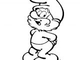 Coloriage Des Schtroumpfs A Imprimer Le Dessin Représente Le Grand Schtroumpf Le Doyen Et Le Plus ¢gé