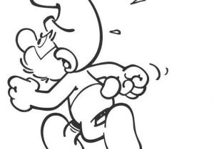 Coloriage Des Schtroumpfs A Imprimer Le Grand Schtroumpf Pas Content Coloring Pages
