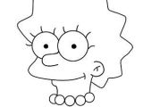 Coloriage Des Simpson Lisa How to Draw Lisa Simpson