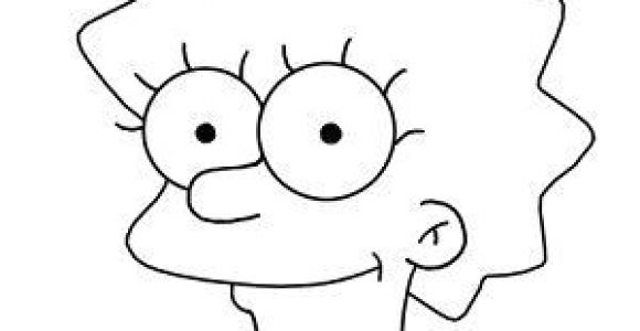 Coloriage Des Simpson Lisa How to Draw Lisa Simpson