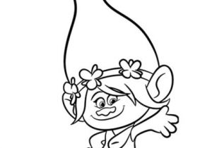 Coloriage Des Trolls Coloriage Les Trolls Princesse Poppy Coloring Page