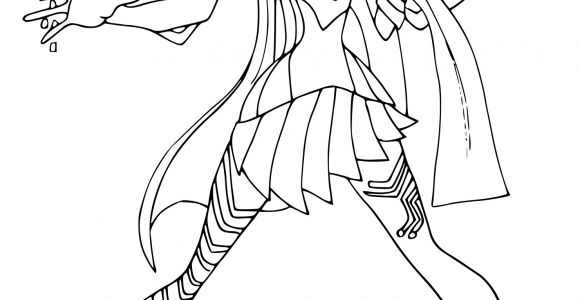 Coloriage Des Winx à Imprimer Coloriage Tecna Bloomix   Imprimer