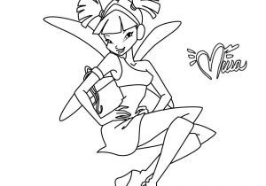 Coloriage Des Winx En Ligne Coloriages Musa   Colorier Fr Hellokids