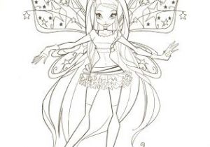 Coloriage Des Winx Enchantix A Imprimer Gratuit Fairy Coloring Pages