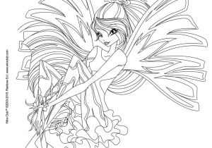 Coloriage Des Winx Sirenix Bloom Transformation Sirenix Coloring Pages Hellokids