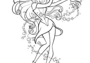 Coloriage Des Winx Sirenix Bloom Transformation Sirenix Coloring Pages Hellokids
