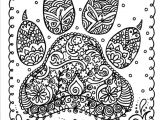 Coloriage Destressant Pour Adulte Instant Download Dog Paw Print You Be the Artist by Chubbymermaid