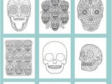 Coloriage Dia De Los Muertos Sugar Skull Coloring Pages for El Dia De Los Muertos
