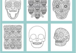 Coloriage Dia De Los Muertos Sugar Skull Coloring Pages for El Dia De Los Muertos