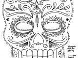 Coloriage Dia De Los Muertos Sugar Skull Coloring Pages
