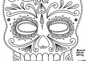 Coloriage Dia De Los Muertos Sugar Skull Coloring Pages