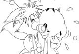 Coloriage Diddle Coloriage Diddl Fait Un Bizou Dessin