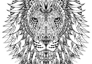 Coloriage Difficile A Imprimer Coloriage Adulte Difficile Tete Lion Dessin