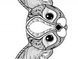 Coloriage Difficile Pour Adulte Animaux Coloriage D Un Dessin D Un Mignon Petit Chien   La Mani¨re Mandala