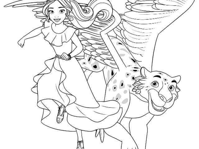 Coloriage Disney Elena D Avalor Elena Avalor to Print for Free Elena