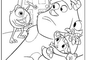 Coloriage Disney Monstre Et Compagnie Porte Dessin Az Coloriage