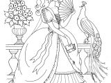 Coloriage Disney Vaiana Gratuit Coloriage Princesse Sur Un Balcon Dessin