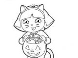 Coloriage Dora Halloween A Imprimer 26 Meilleures Images Du Tableau Coloriages Dora L