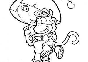 Coloriage Dora Halloween A Imprimer La Belle Retrouvaille De Dora Et De Babouche   Imprimer Et