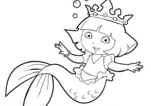 Coloriage Dora Sirene 36 Luxe Image Coloriage Dora A Imprimer