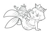 Coloriage Dora Sirene Coloriage Dora Lexploratrice La Sirane A Imprimer Coloriage Dora