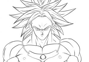 Coloriage Dragon Ball Z Broly Super Saiyan Dessin Facile Dragon Ball
