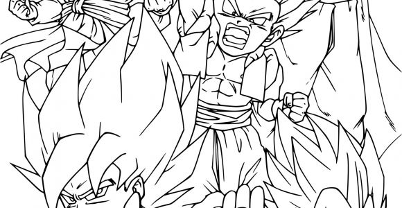 Coloriage Dragon Ball Z Gratuit Unique Coloriage A Imprimer Dragon Ball Z Sangohan