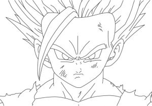 Coloriage Dragon Ball Z Sangohan Super Sayen 4 Dessins Gratuits   Colorier Coloriage Ado   Imprimer