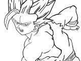 Coloriage Dragon Ball Z Sangohan Super Sayen 4 Dessins Gratuits   Colorier Coloriage Ado   Imprimer