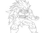 Coloriage Dragon Ball Z Sangoku Super Sayen 3 Coloriage Dragon Ball Z Super Buu Goku Super Saiyan 4 Coloring Pages