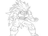 Coloriage Dragon Ball Z Sangoku Super Sayen 3 Coloriage Dragon Ball Z Super Buu Goku Super Saiyan 4 Coloring Pages