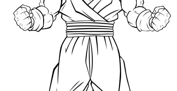 Coloriage Dragon Ball Z Sangoku Super Sayen 3 Goku Super Saiyan 4 Coloring Pages Images