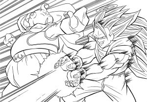 Coloriage Dragon Ball Z Sangoku Super Sayen 3 Revisited Dragon Ball Super Coloring Pages Z G Unknown
