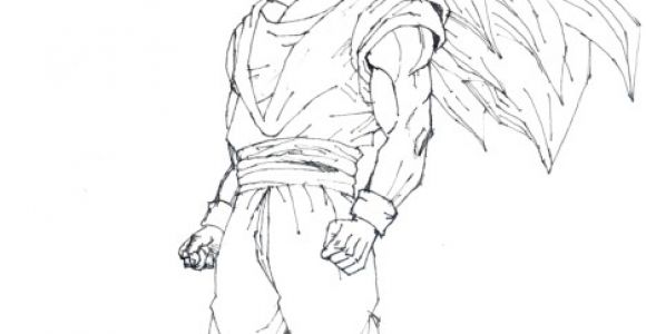 Coloriage Dragon Ball Z Sangoku Super Sayen 4 Coloriage Dragon Ball Z Sangoku Super Sayen 5